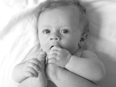 Bridie Testimonials 'baby foot in mouth'